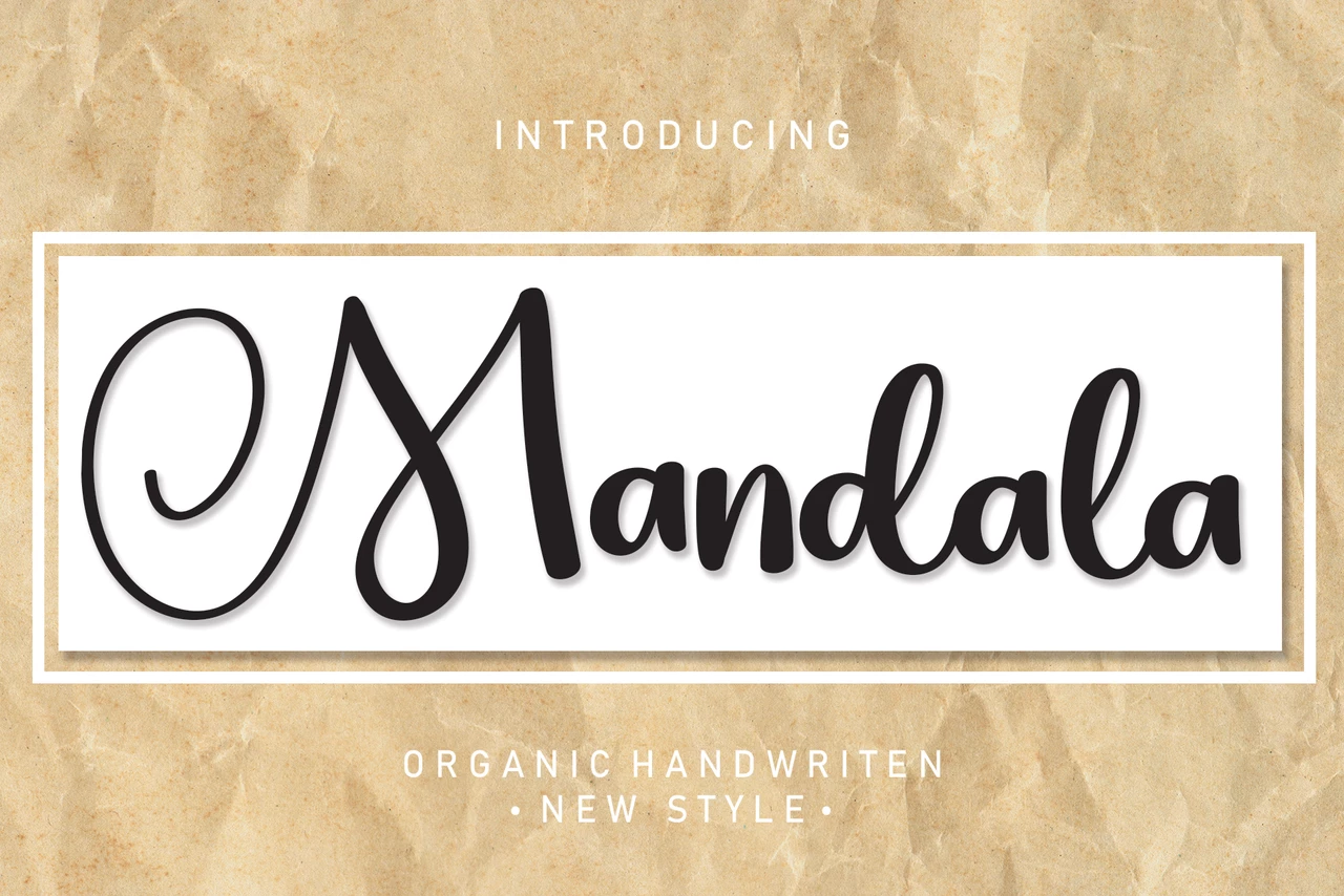 Mandala Regular Caratteri tipografici