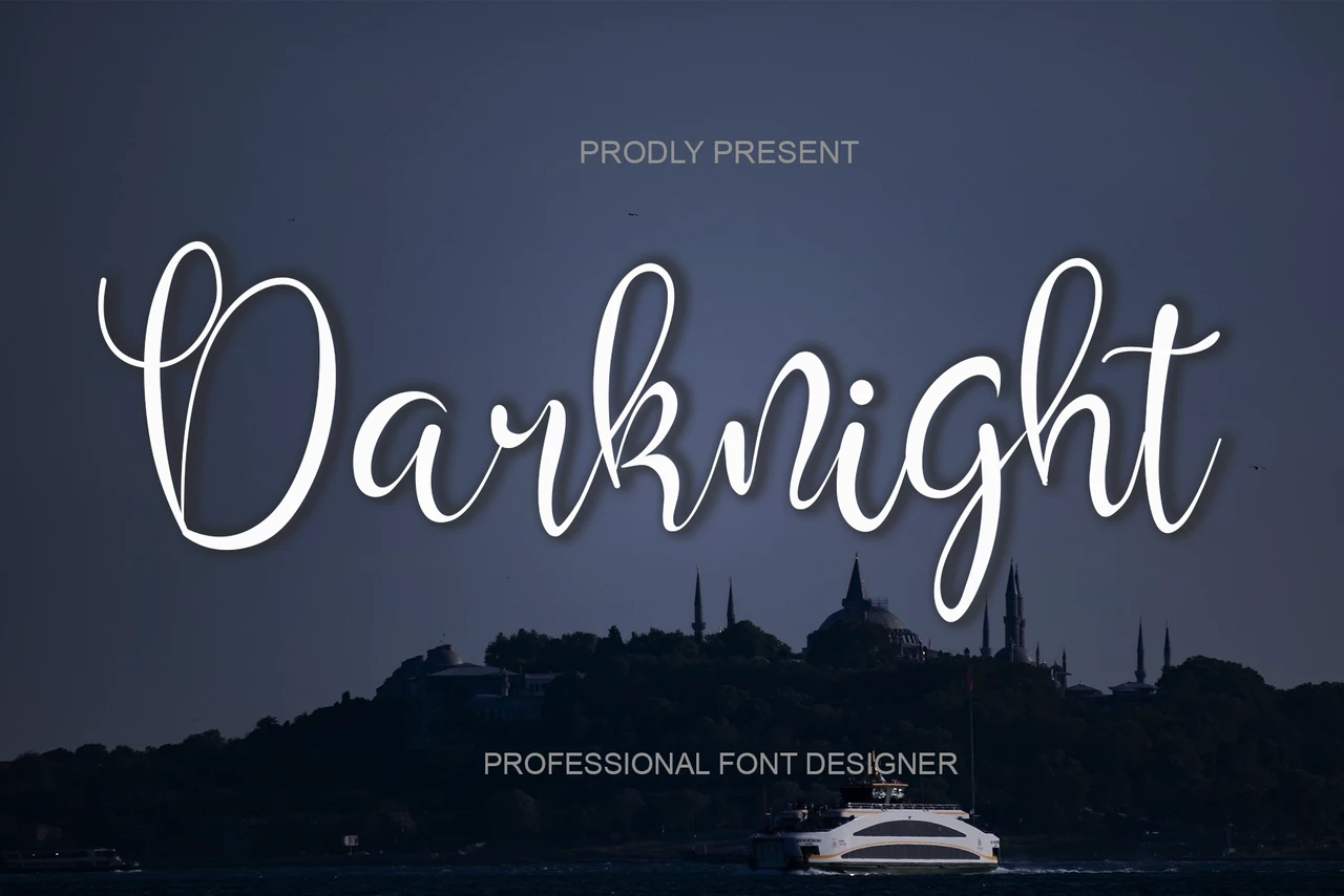 Darknight Regular 書体