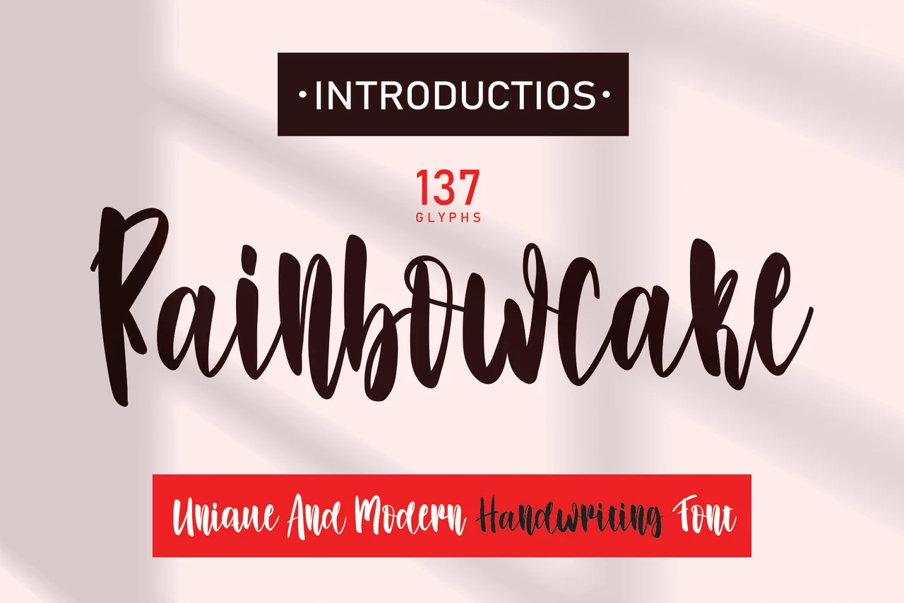 Rainbowcake Regular Font