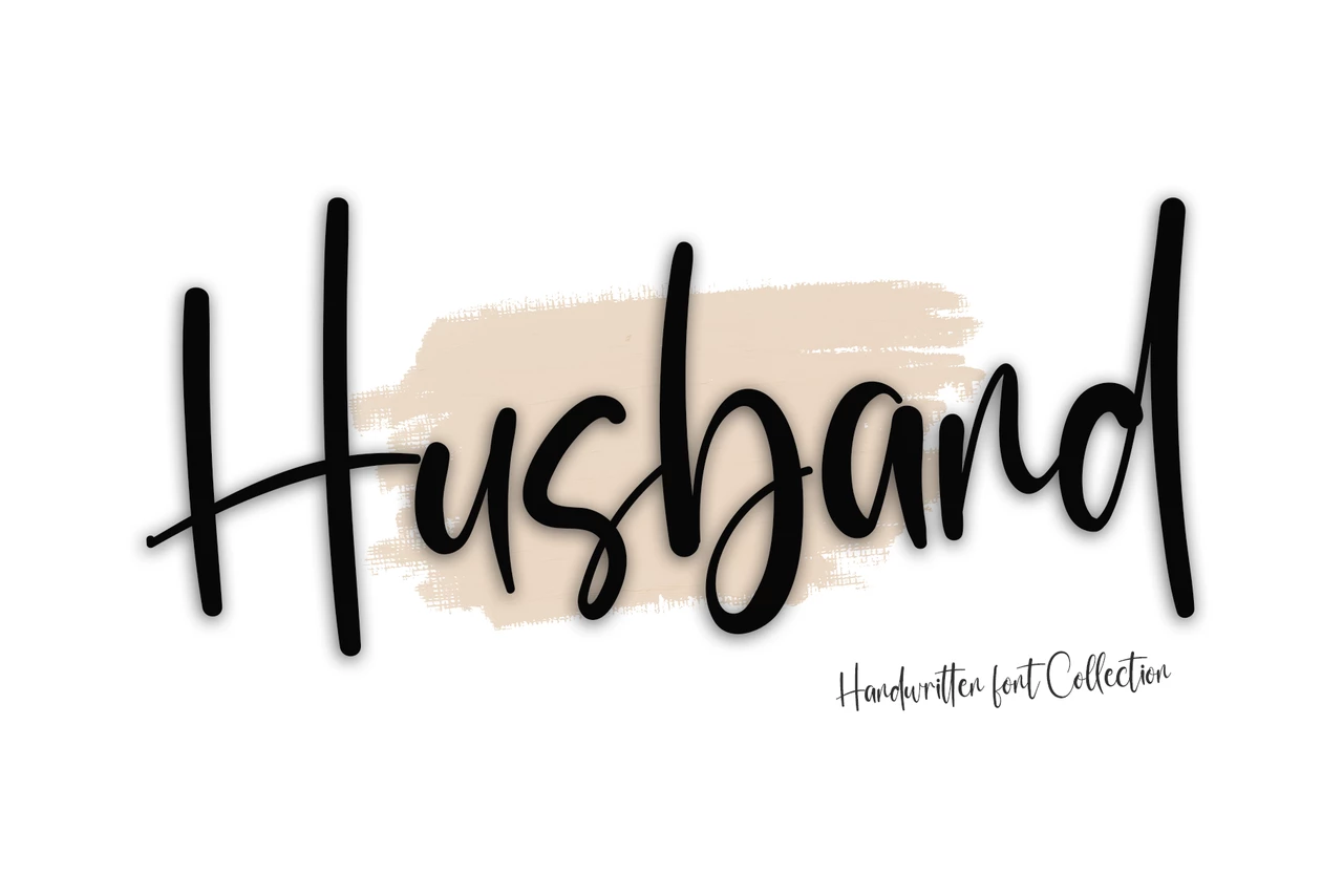 Husband Regular Tipo de fuente