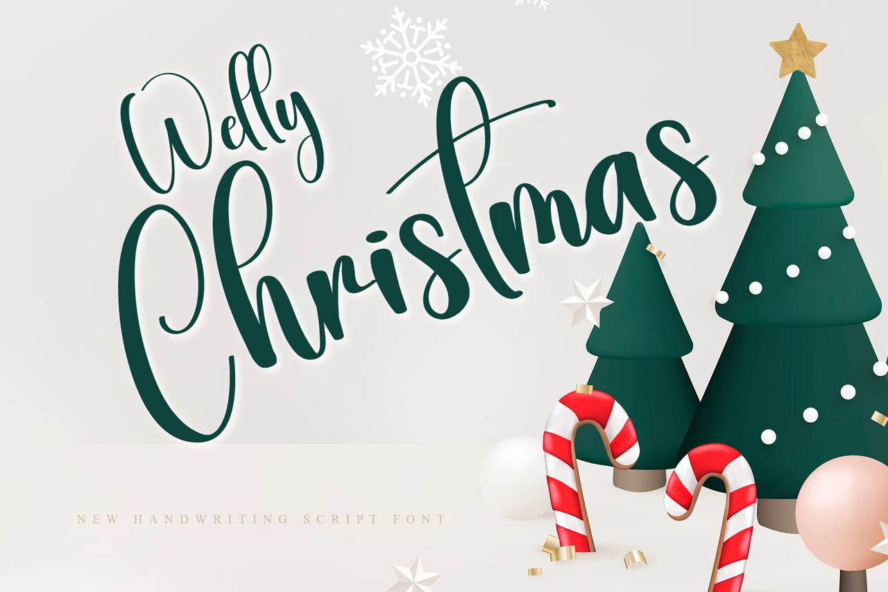 Welly Christmas Regular Font