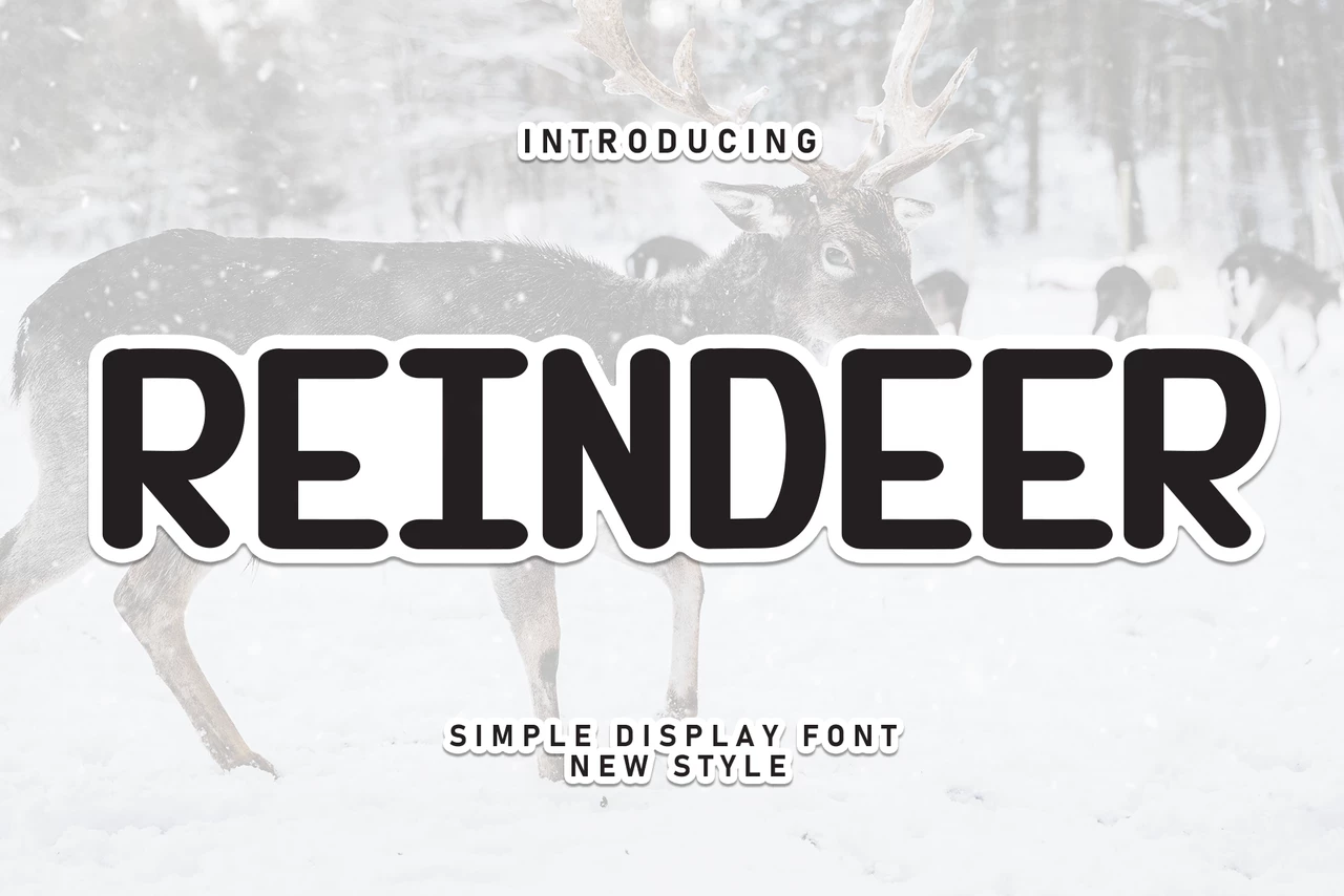 Reindeer Regular Tipo de fuente