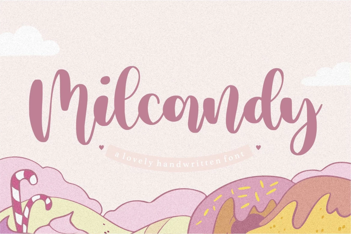 Milcandy Regular Schriftart
