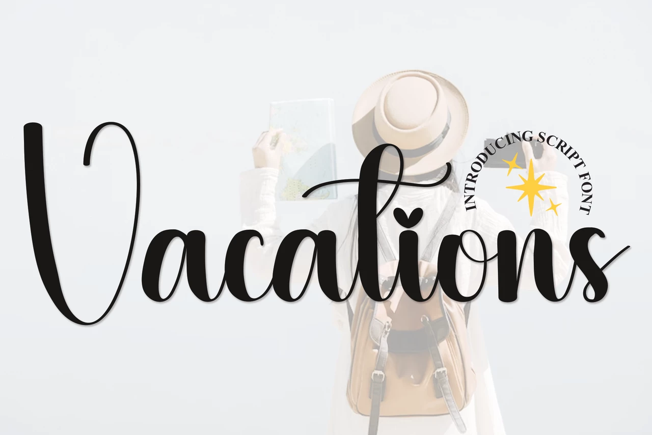 Vacations Regular Шрифт