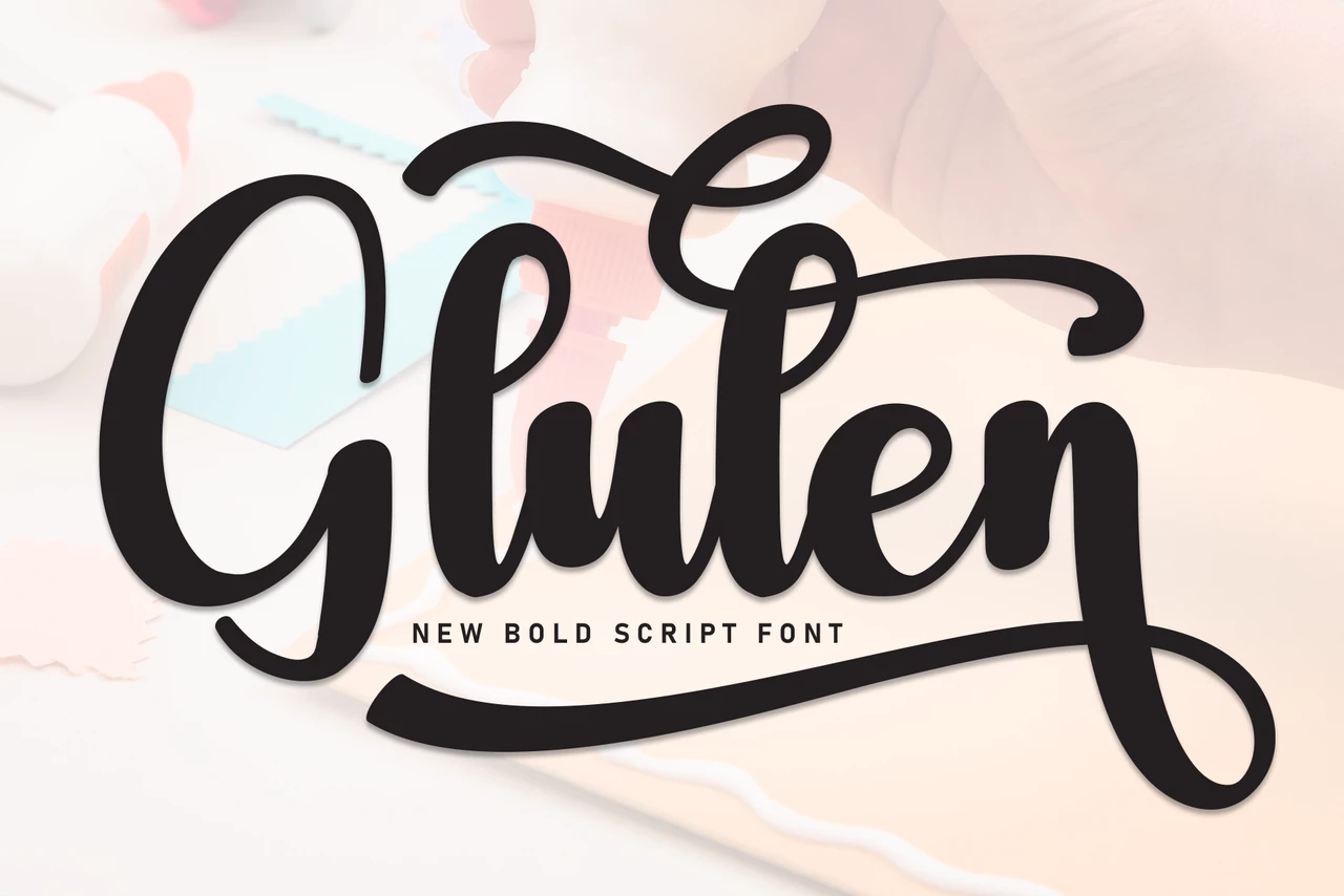 Gluten Regular Font