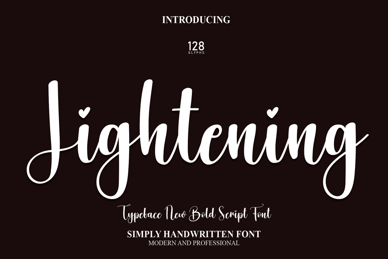 Lightening Regular Font
