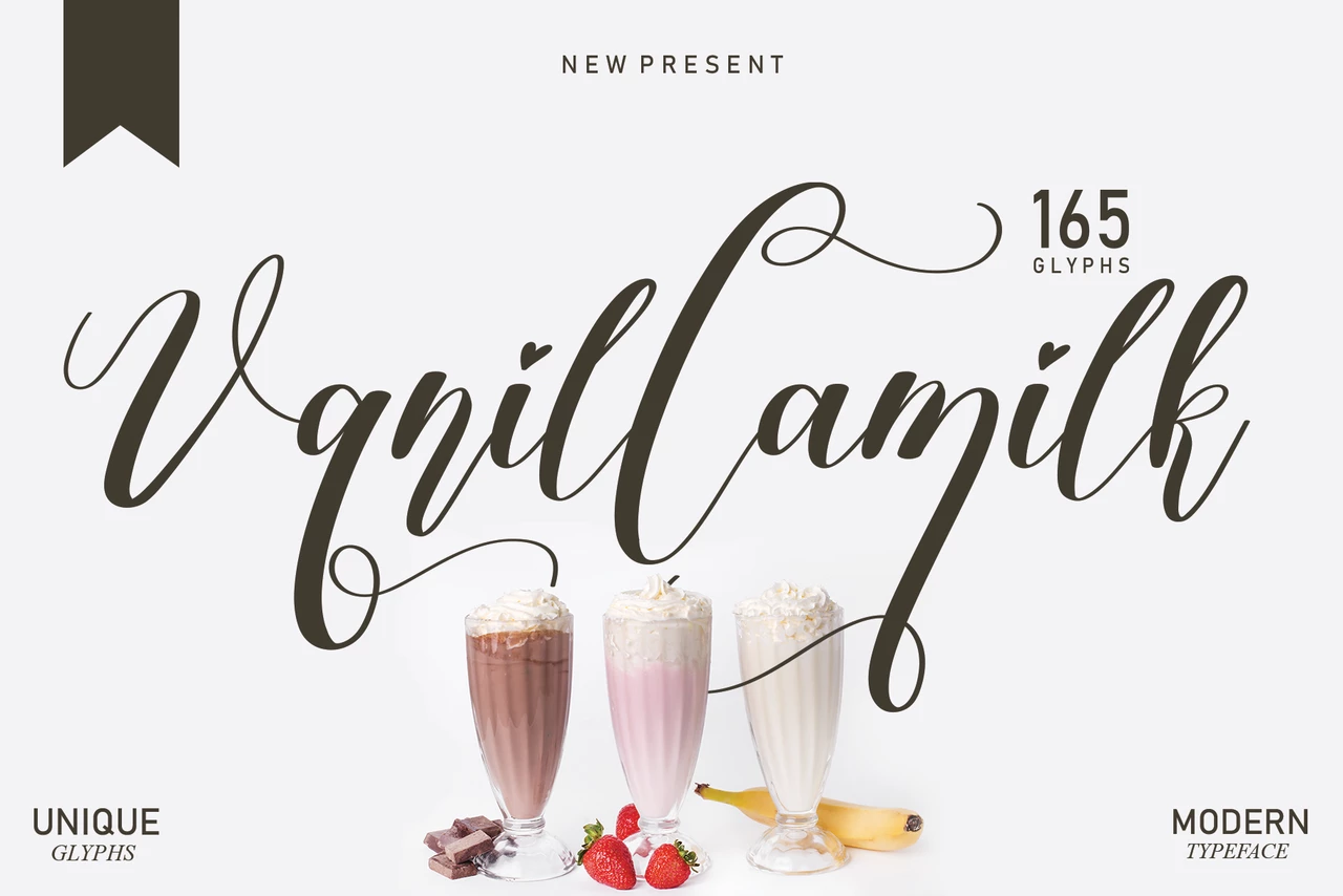 Vanillamilk Regular Font