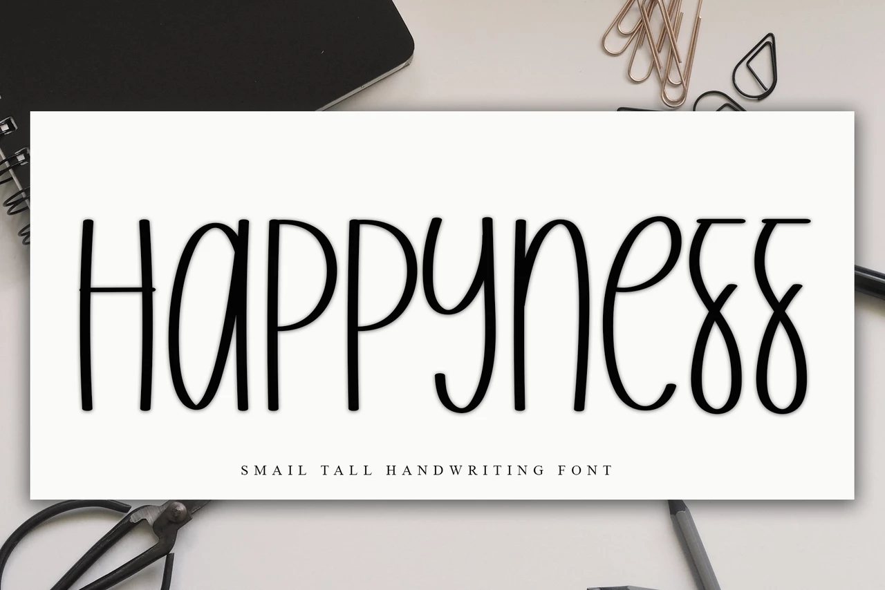 Happyness Regular Caratteri tipografici