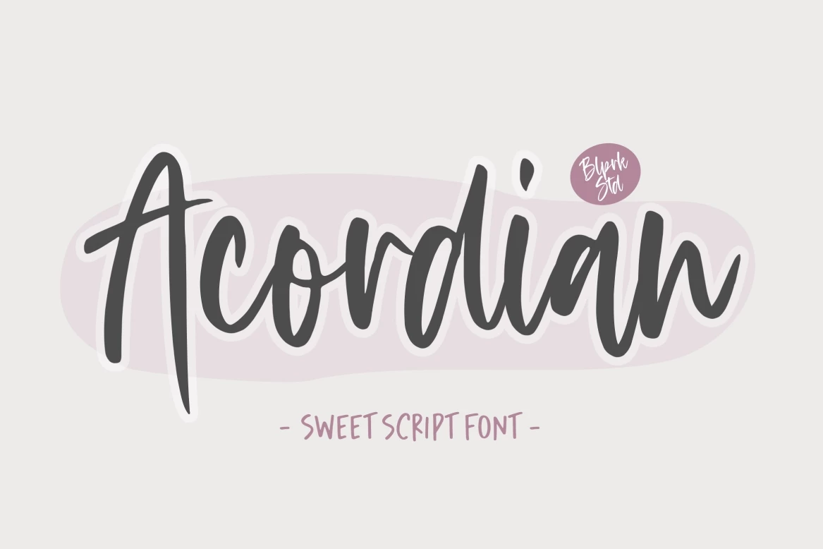 Acordian Regular Font