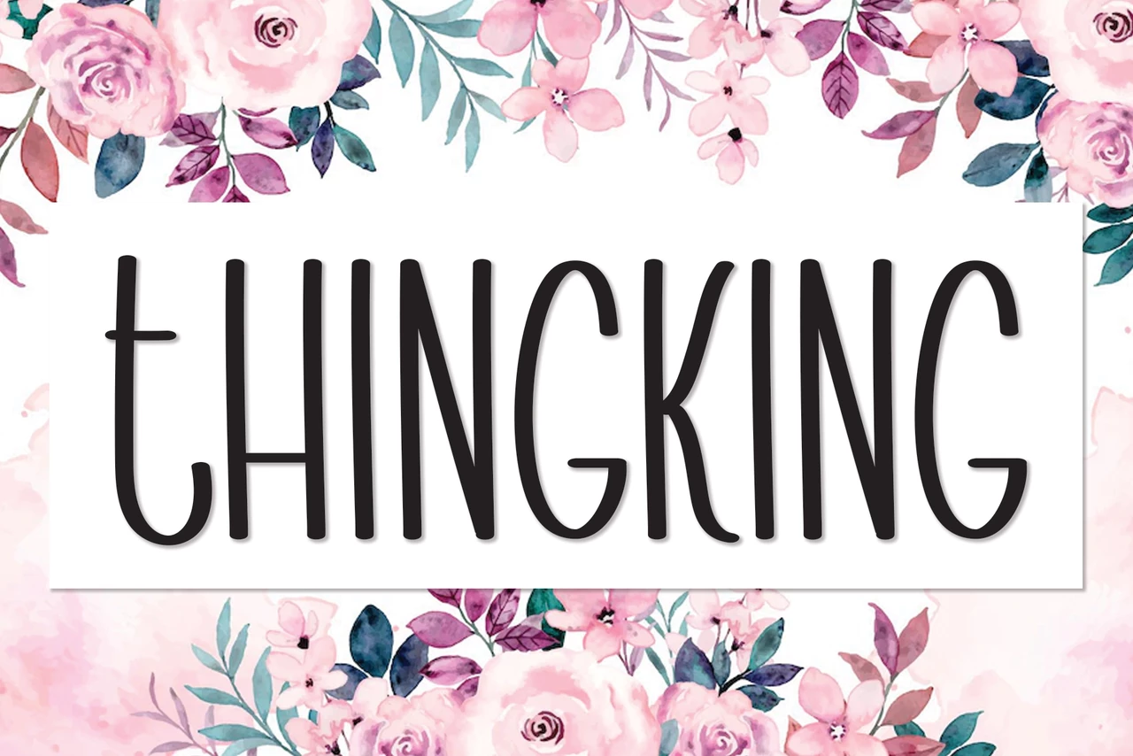 Thingking Regular Font