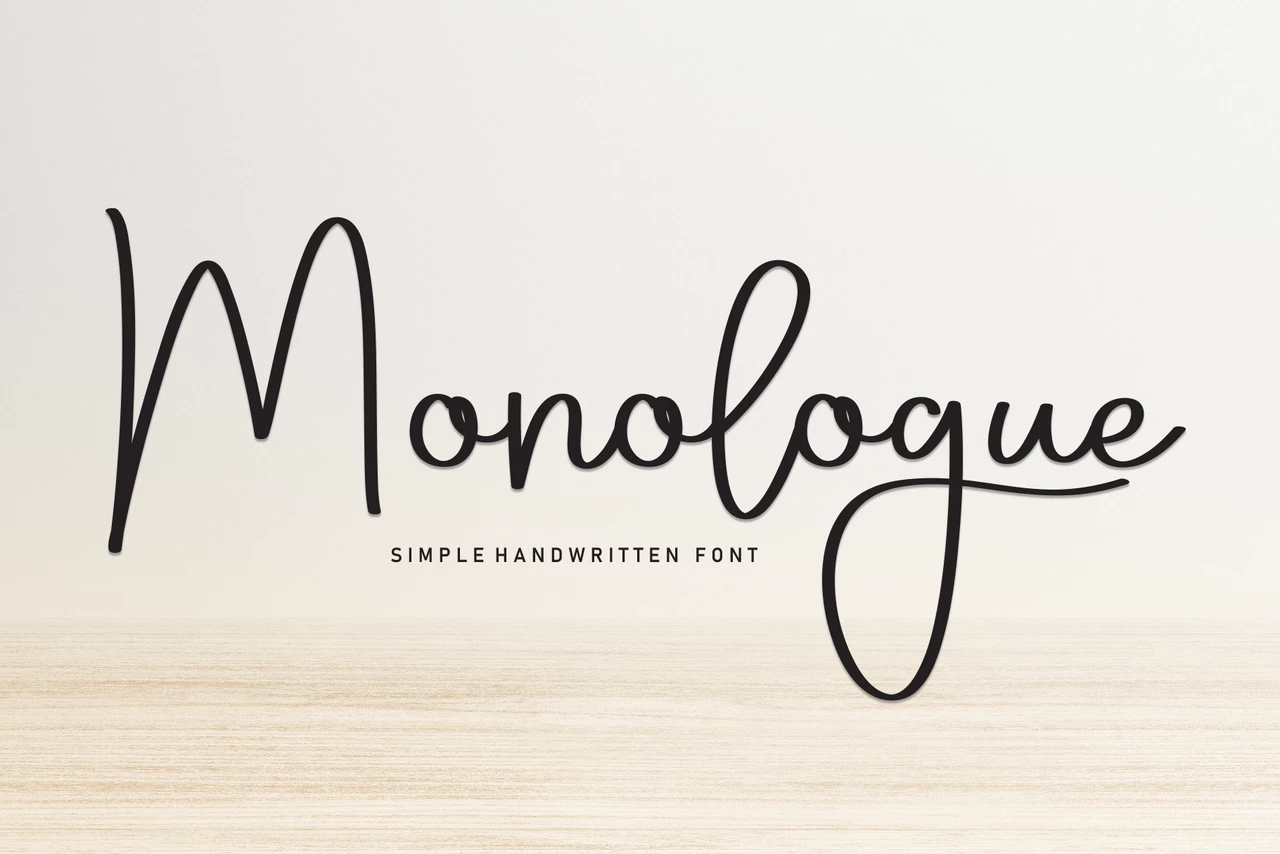 Monologue Regular Font