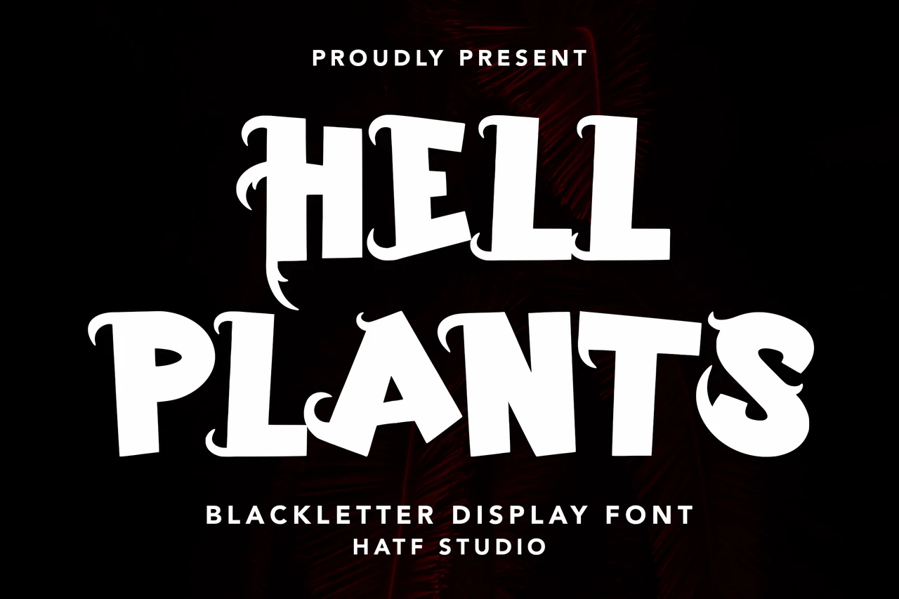 Hell Plants Regular Schriftart