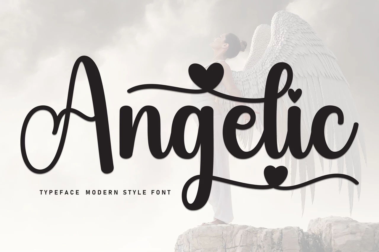 Angelic Regular Caratteri tipografici