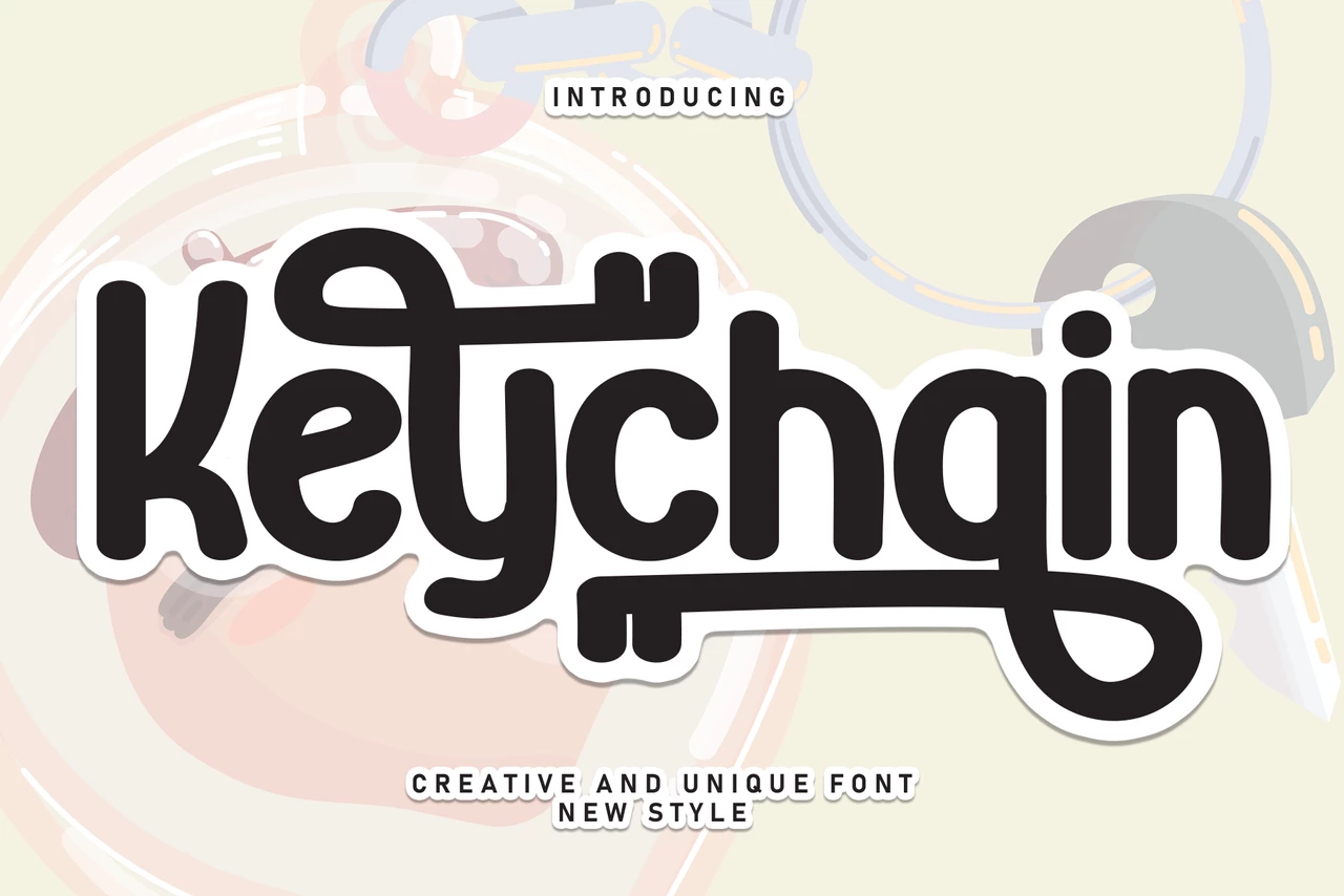 Keychain Regular Font