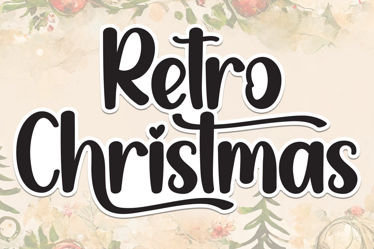 Retro Christmas Regular Tipo de letra