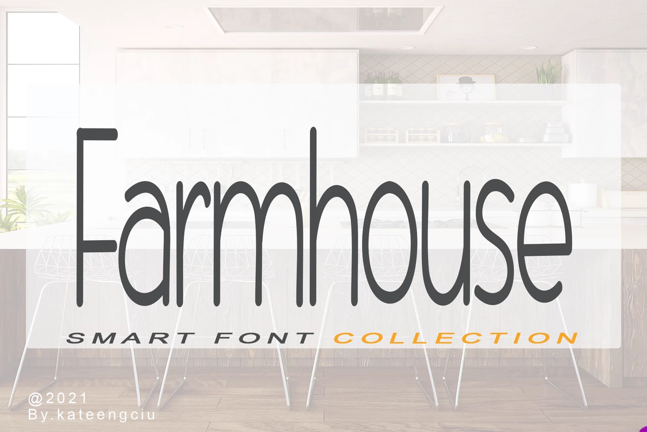 Farmhouse Regular Police d'écriture