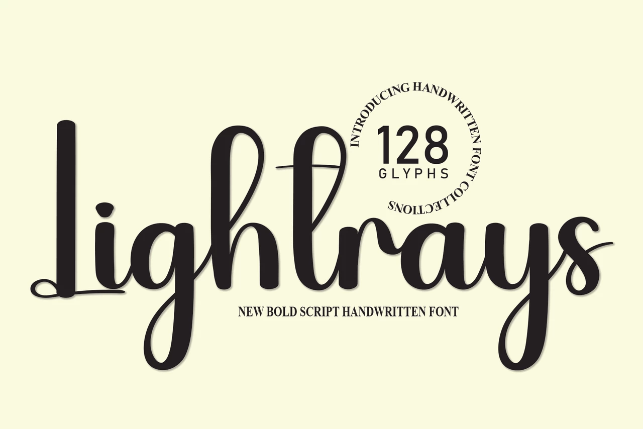 Lightrays Regular Font