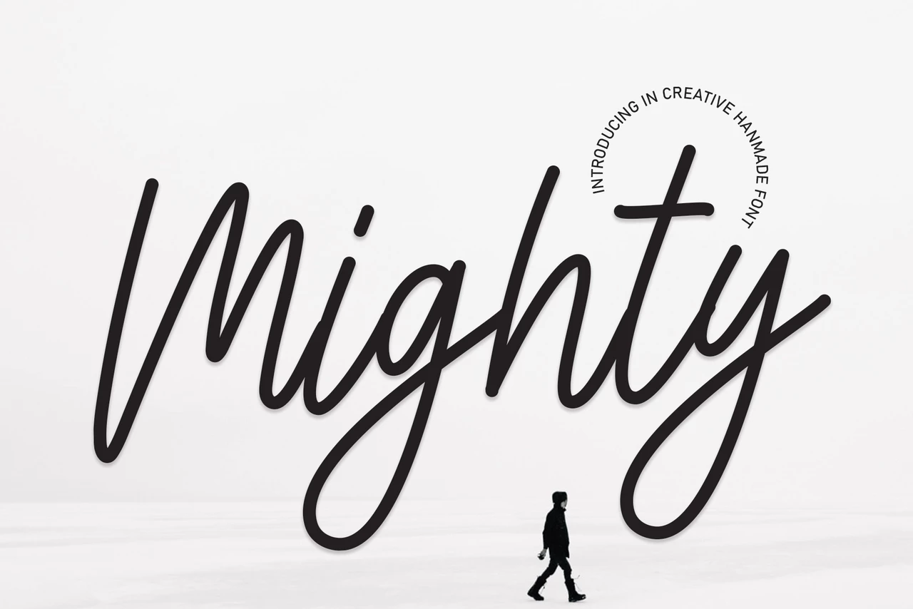 Mighty Regular Font