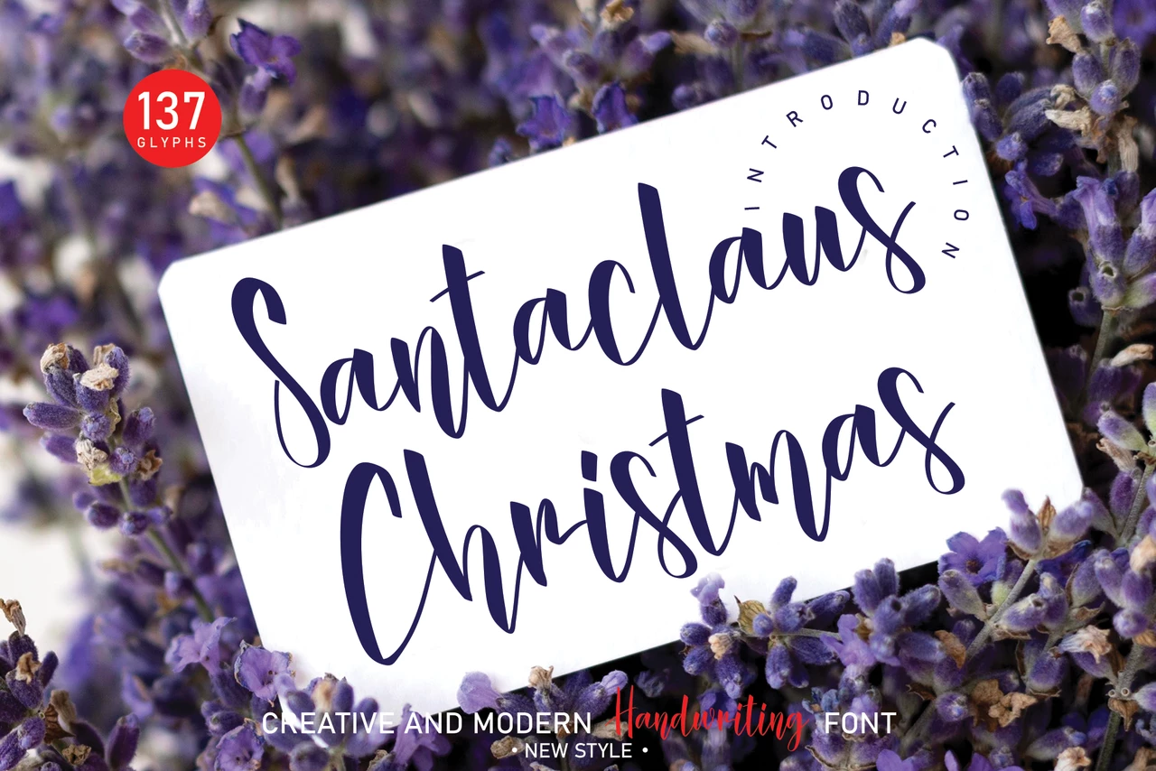 Santaclaus Christmas Regular Lettertype