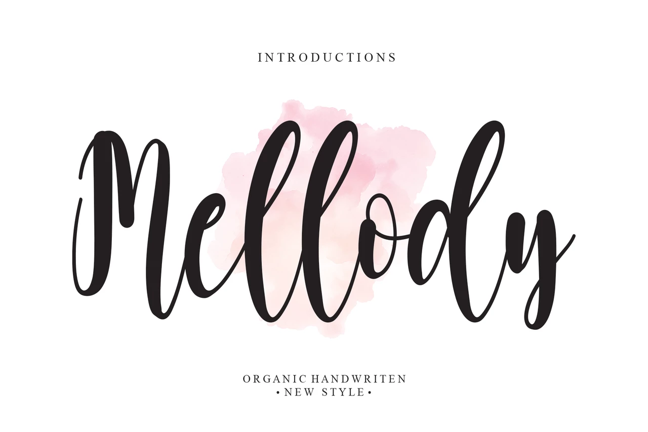 Mellody Regular Caratteri tipografici