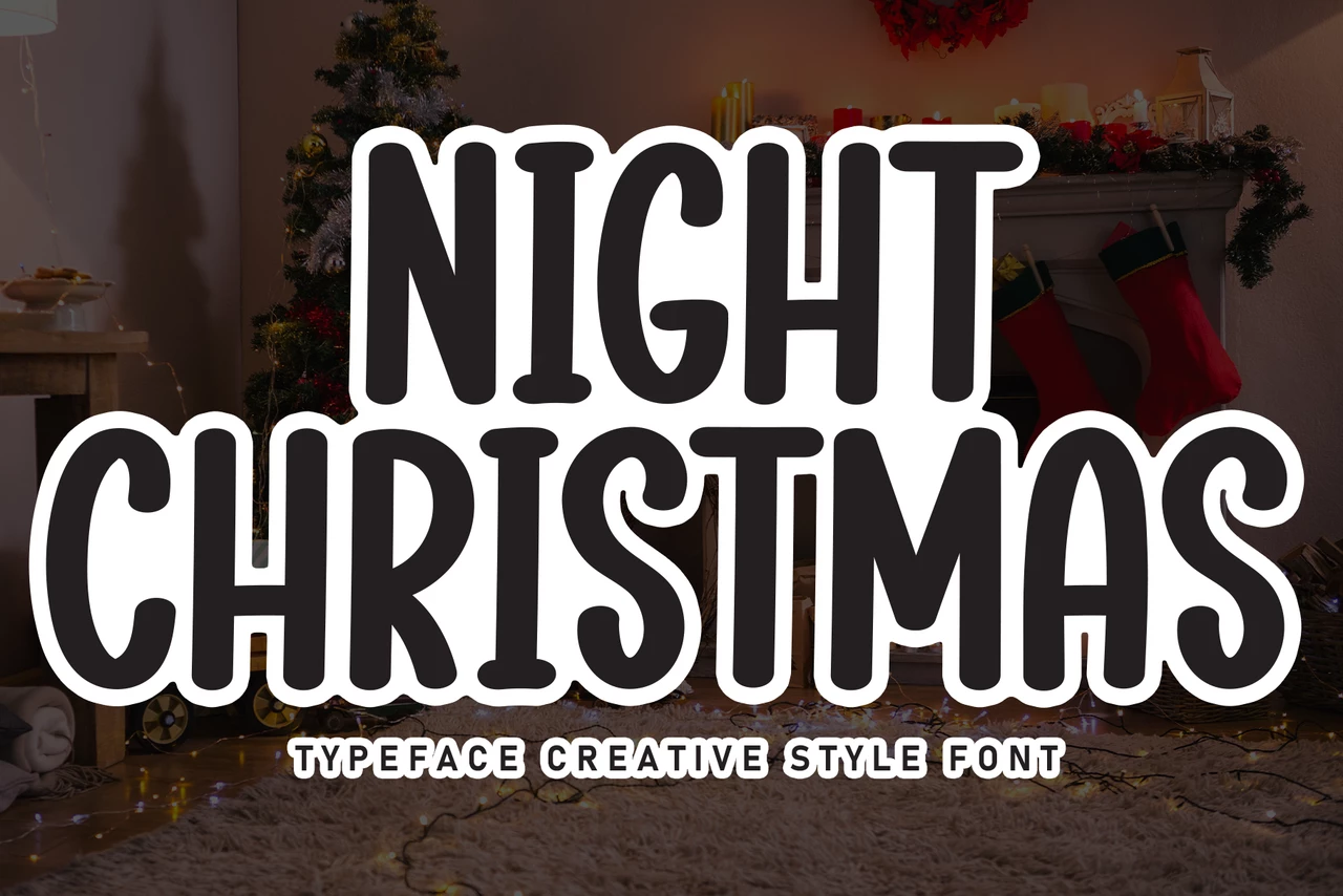 Night Christmas Regular Tipo de letra