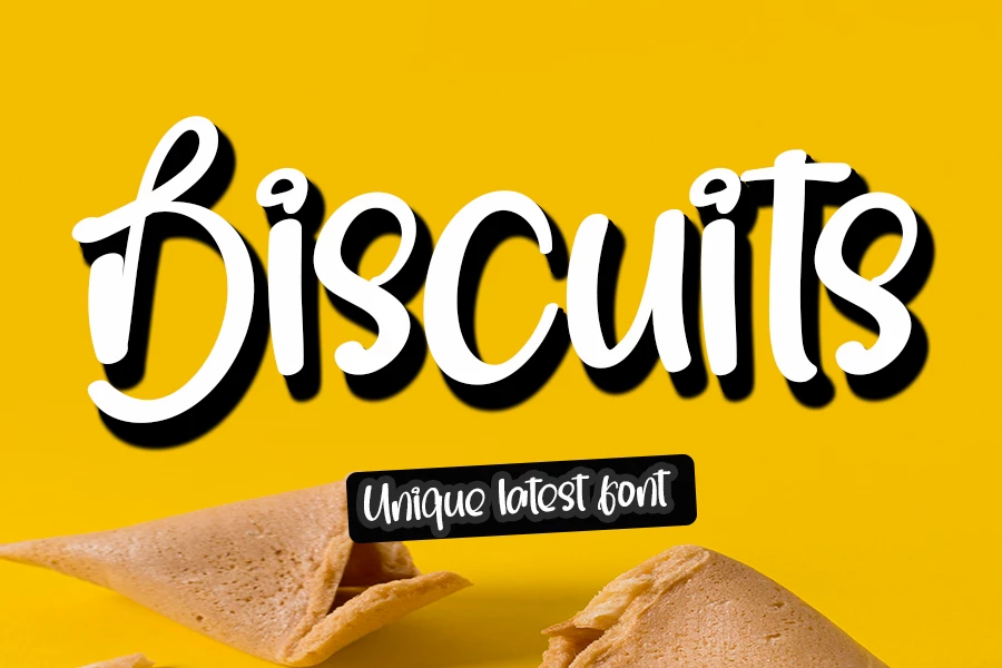 Biscuits Regular Caratteri tipografici