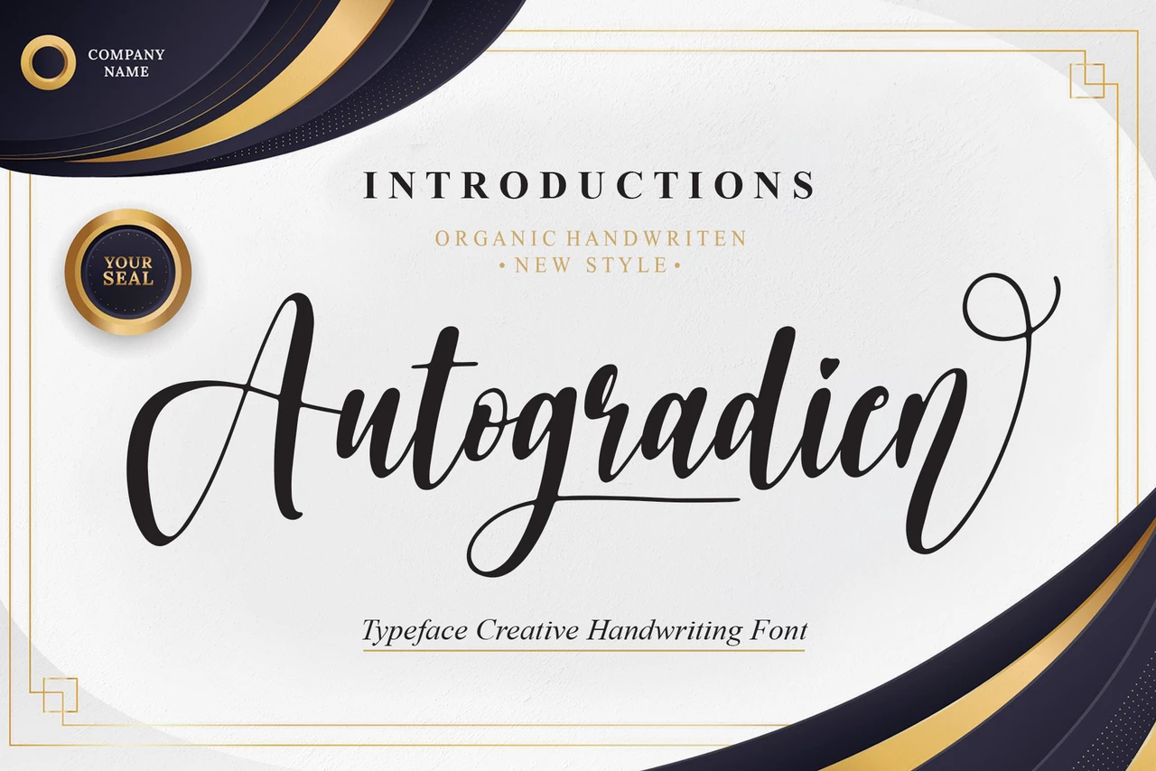 Autogradien Regular Tipo de fuente