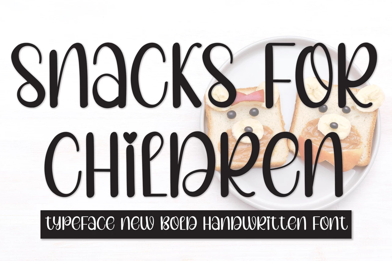 Snacks For Children Regular Font