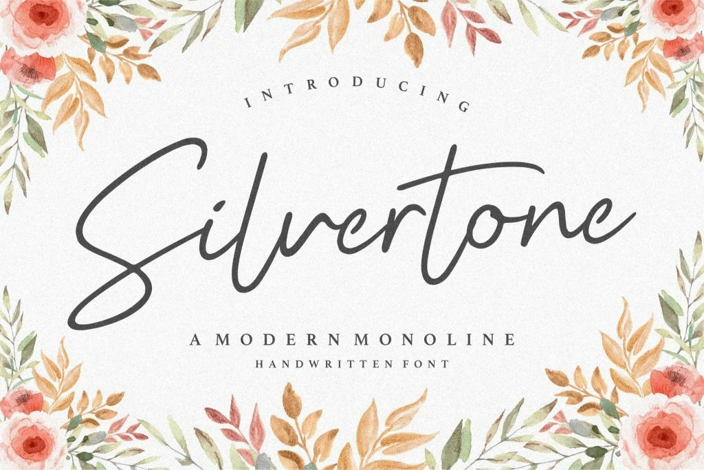 Silvertone Regular Police d'écriture
