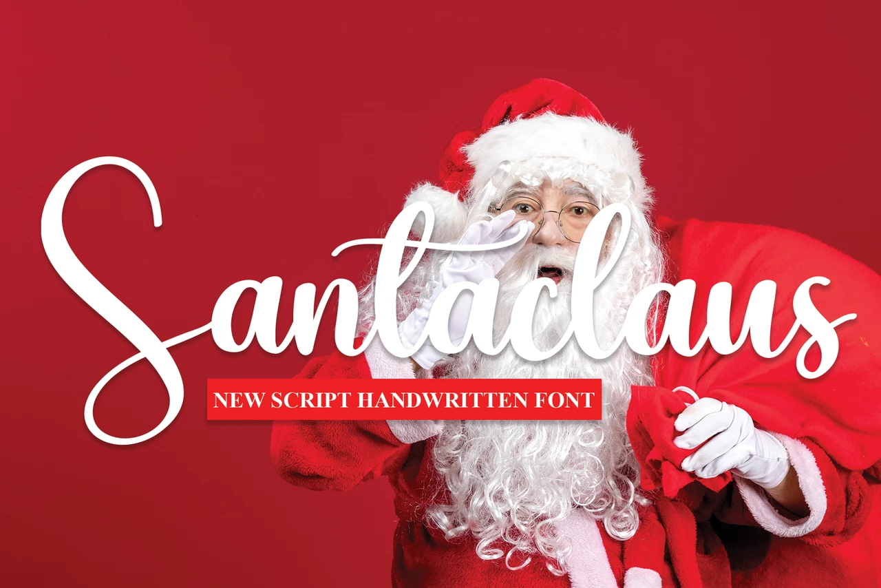 Santaclaus Regular Police d'écriture