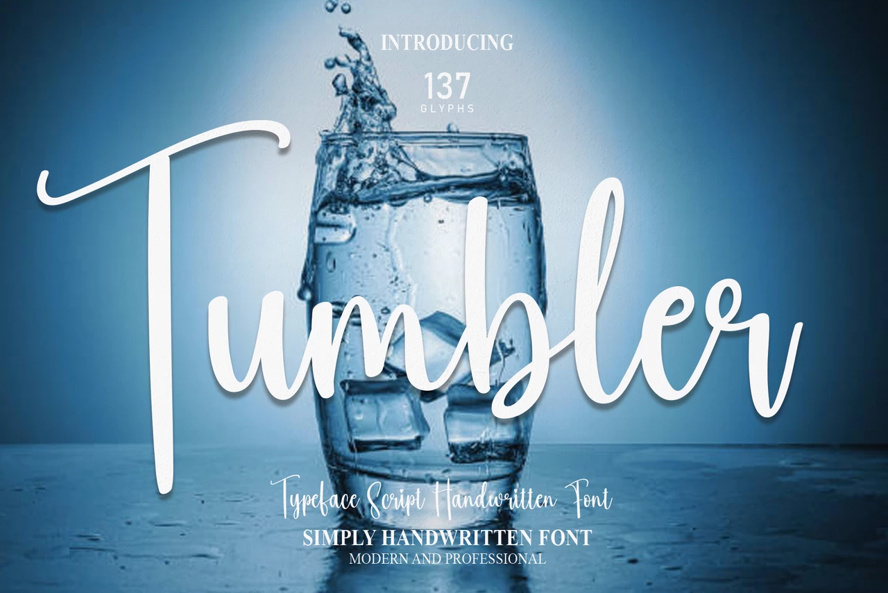 Tumbler Regular Шрифт
