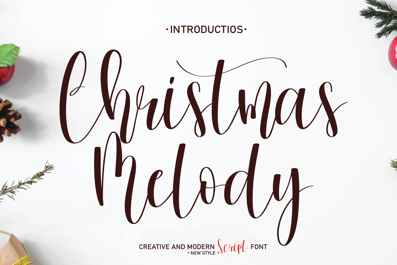 Christmas Melody Regular Lettertype