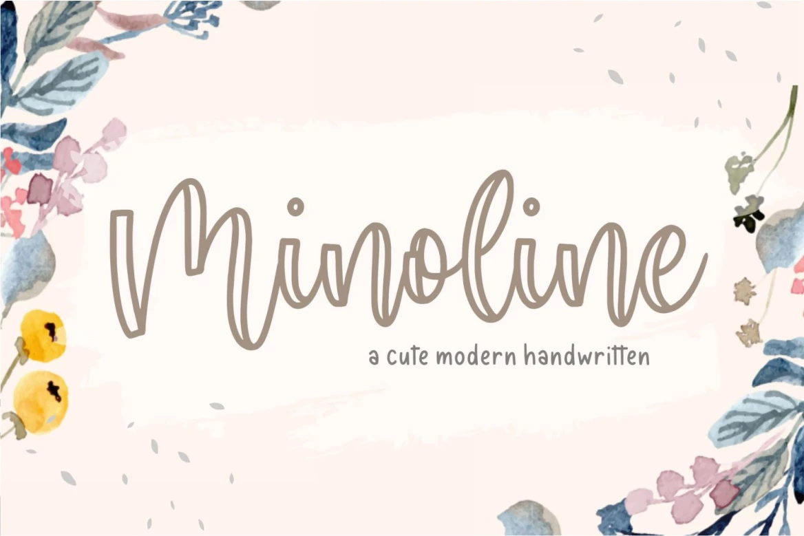 Minoline Regular Caratteri tipografici