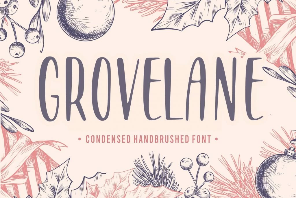 GROVELANE Regular Lettertype