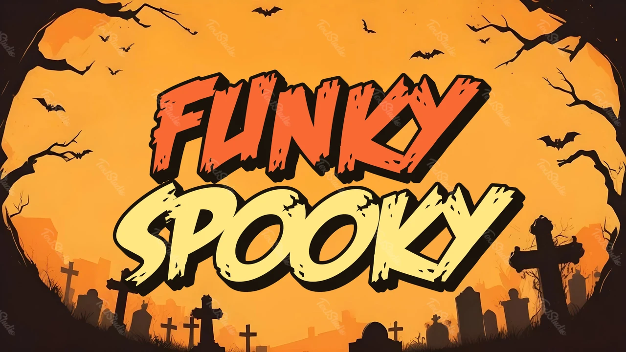 Efeito de texto de Halloween