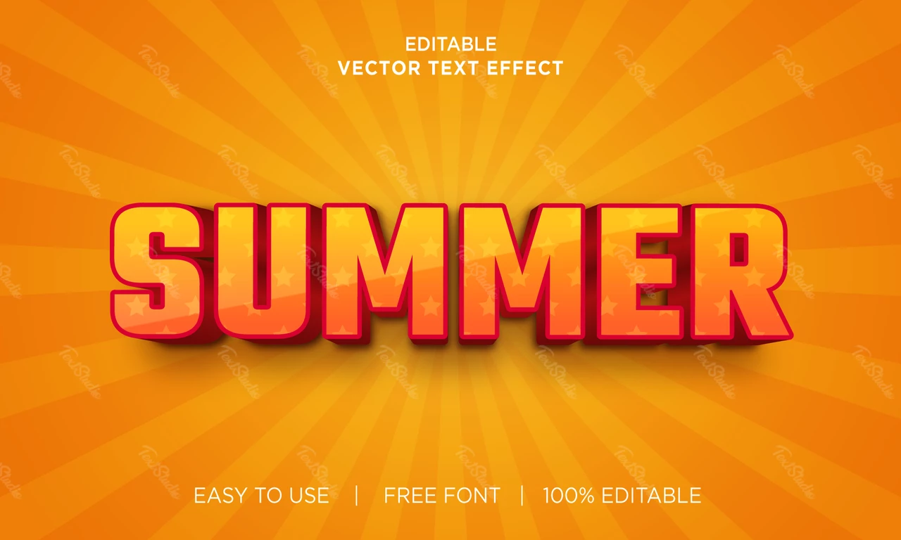 Summer Text Effect