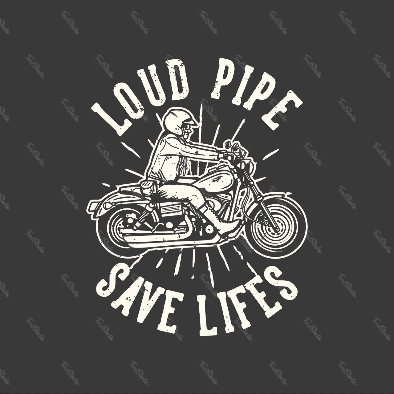 Illustrazione di moto d'epoca