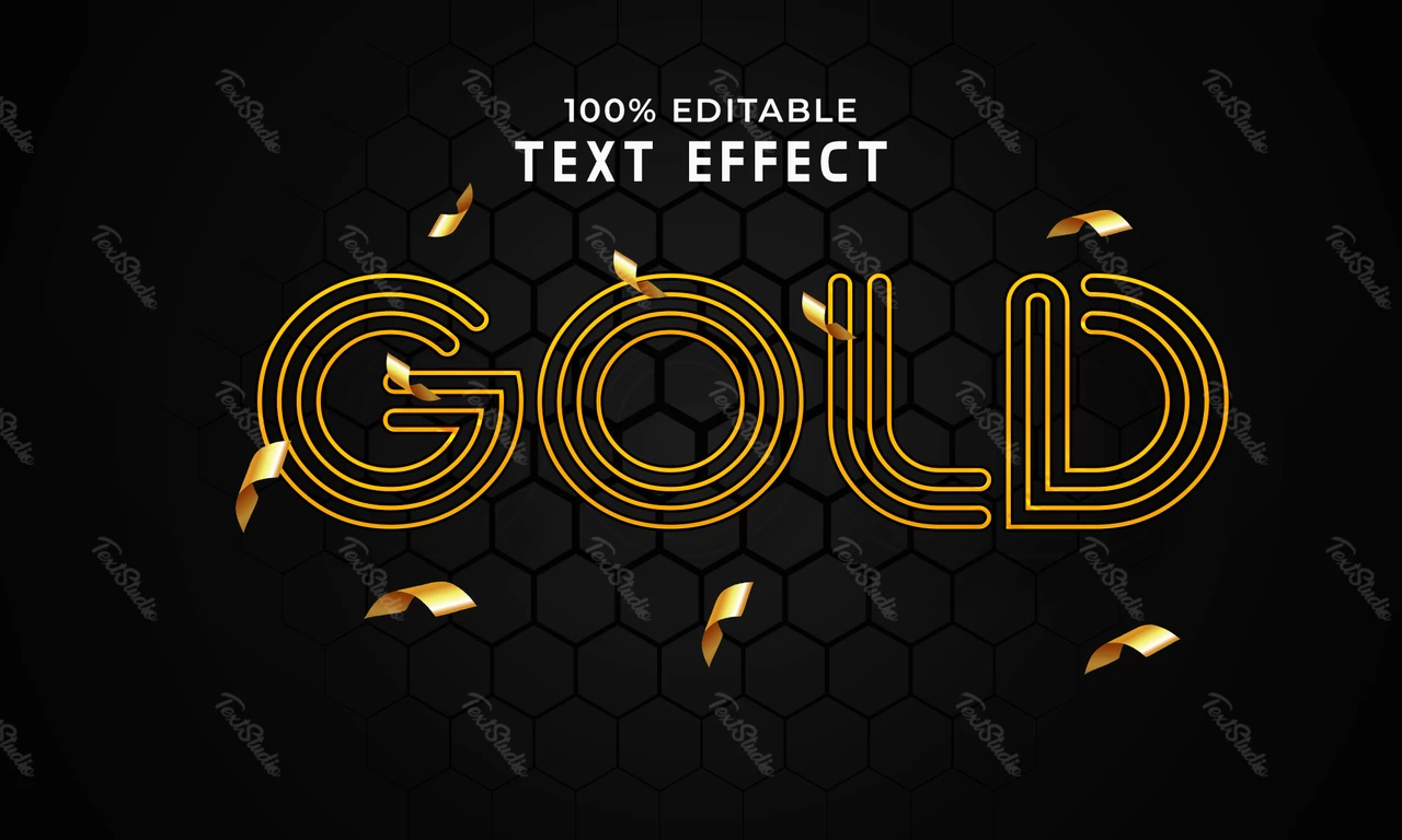 Gold Text Effect