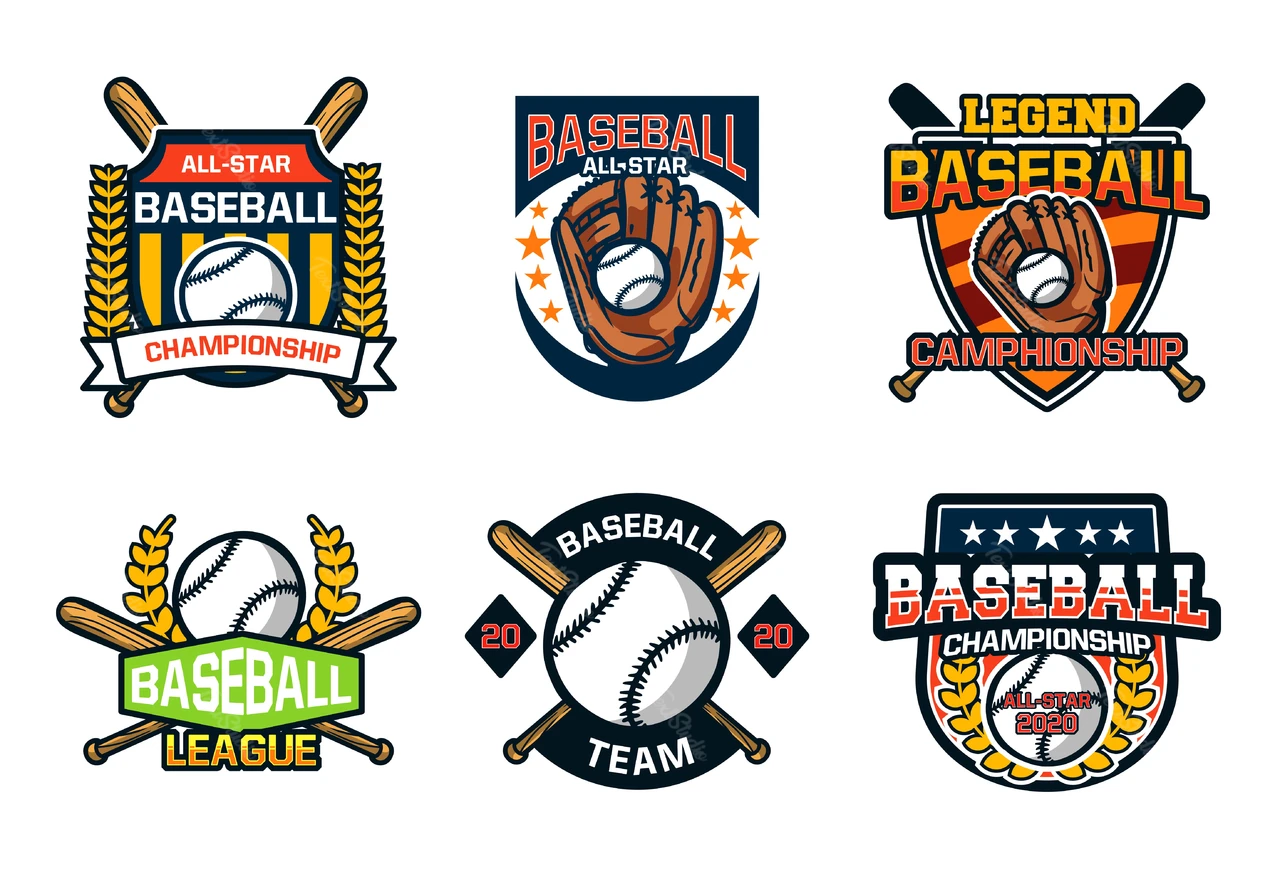 Vintage Baseball Badge Collection