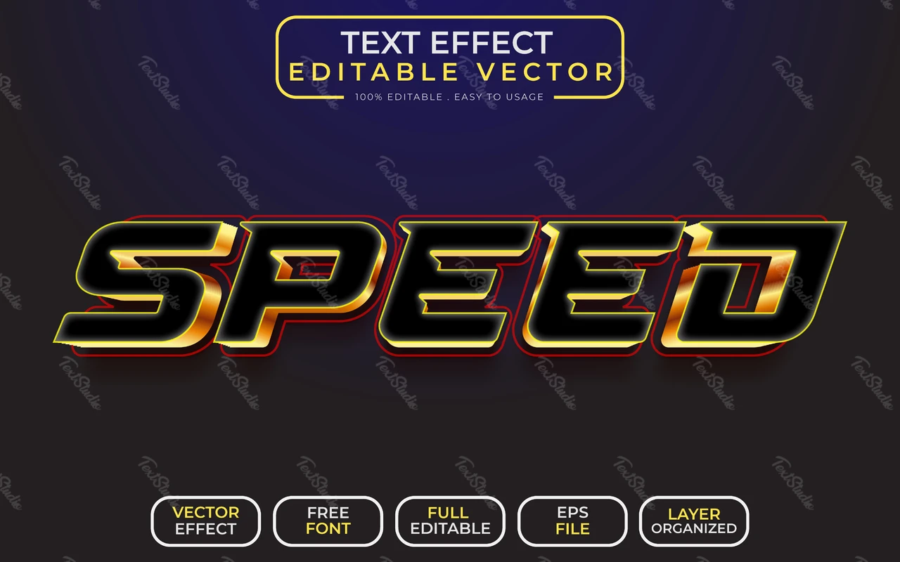 Speed Text Effect