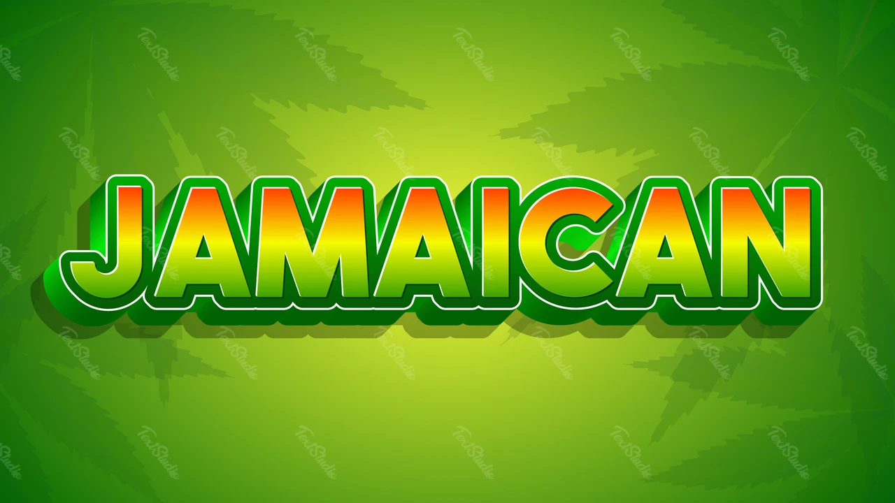 Effet de texte jamaïcain