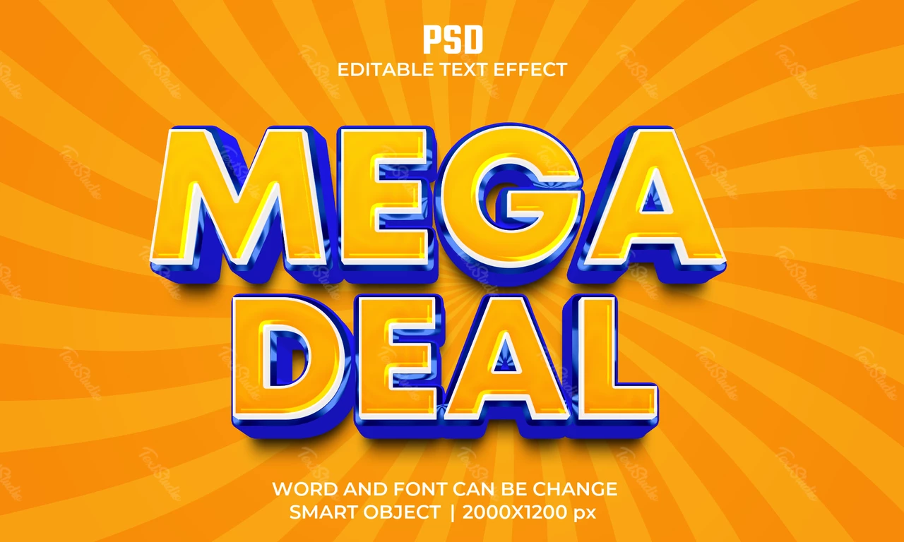 Efekt tekstowy Mega deal