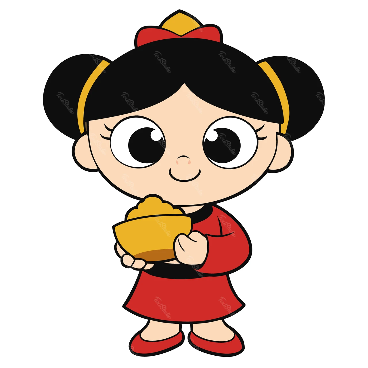 Cute Cartoon Character Illustration