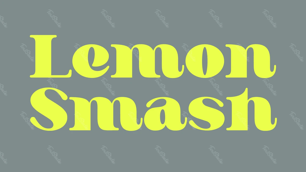 Retro-Schriftart