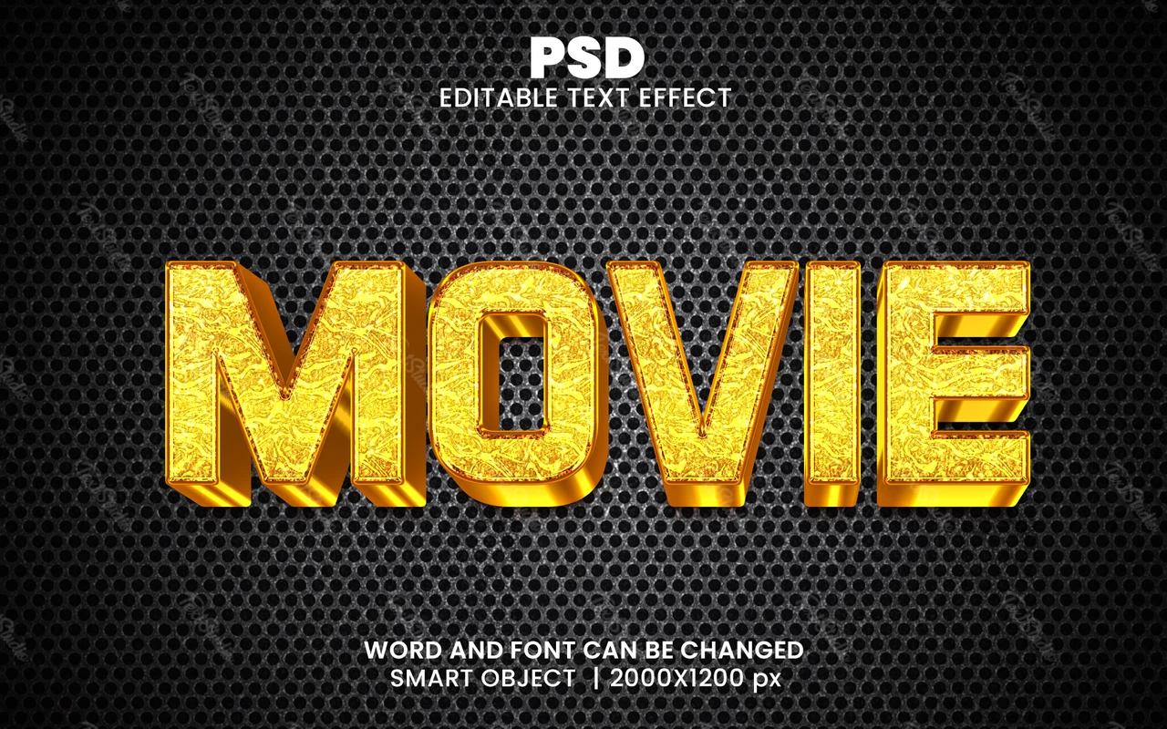 Movie Text Effect