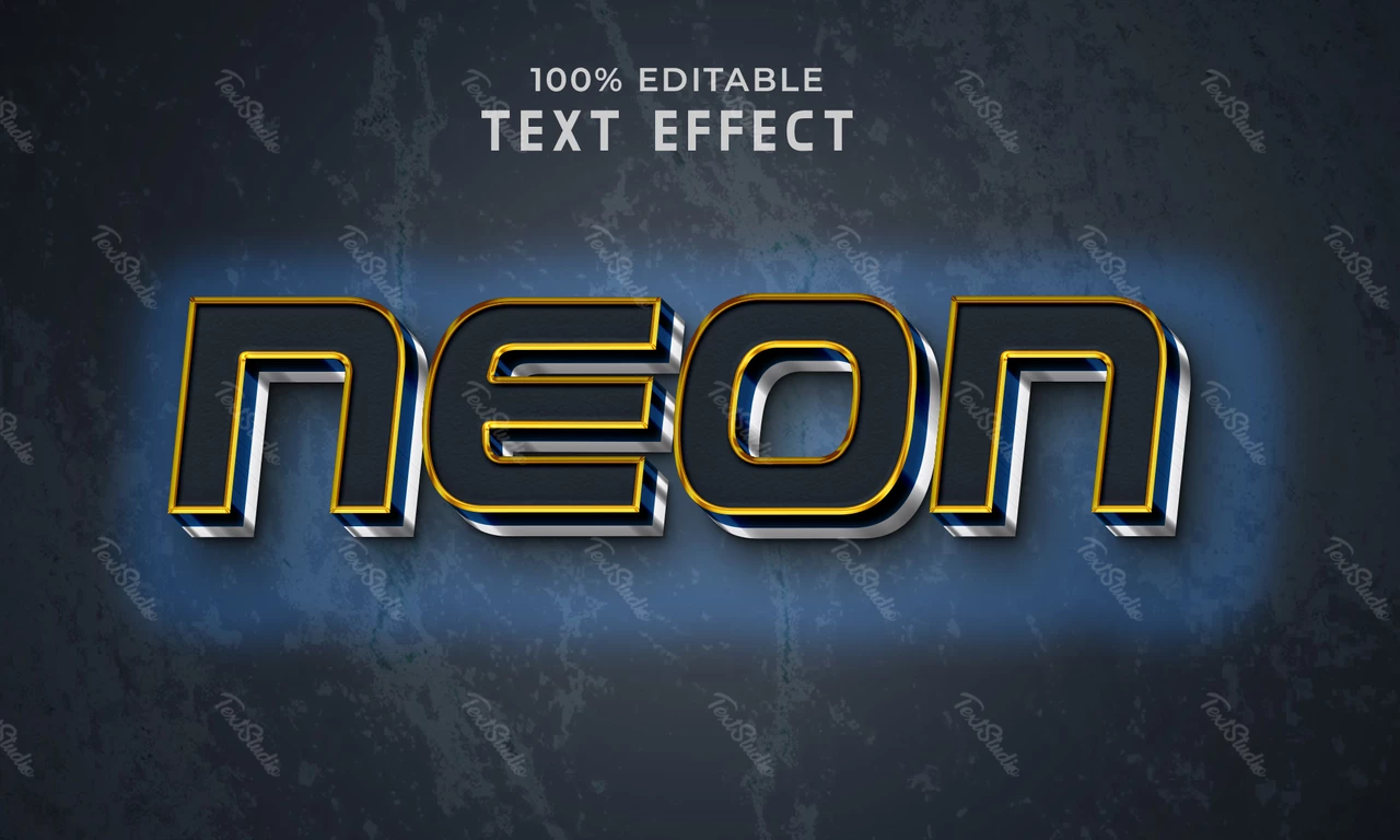 Effetto testo al neon