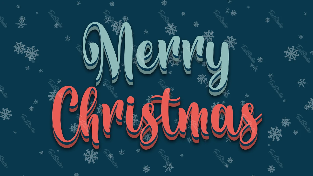 Kerst lettertype