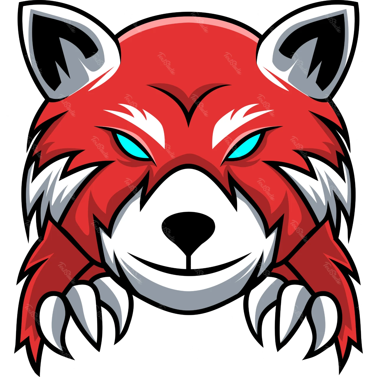 Mascot Logo with Bold Animal Illustration
