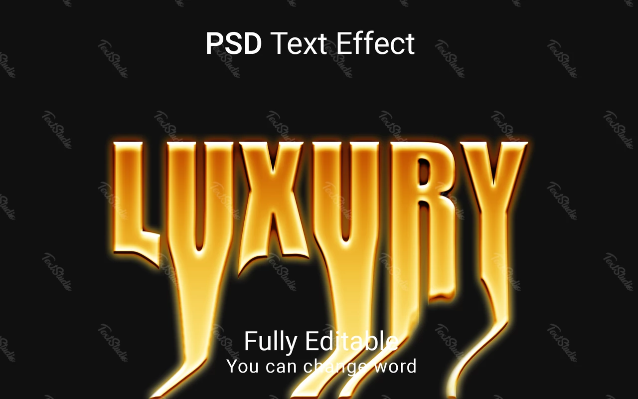 Luxury Font Style Effect