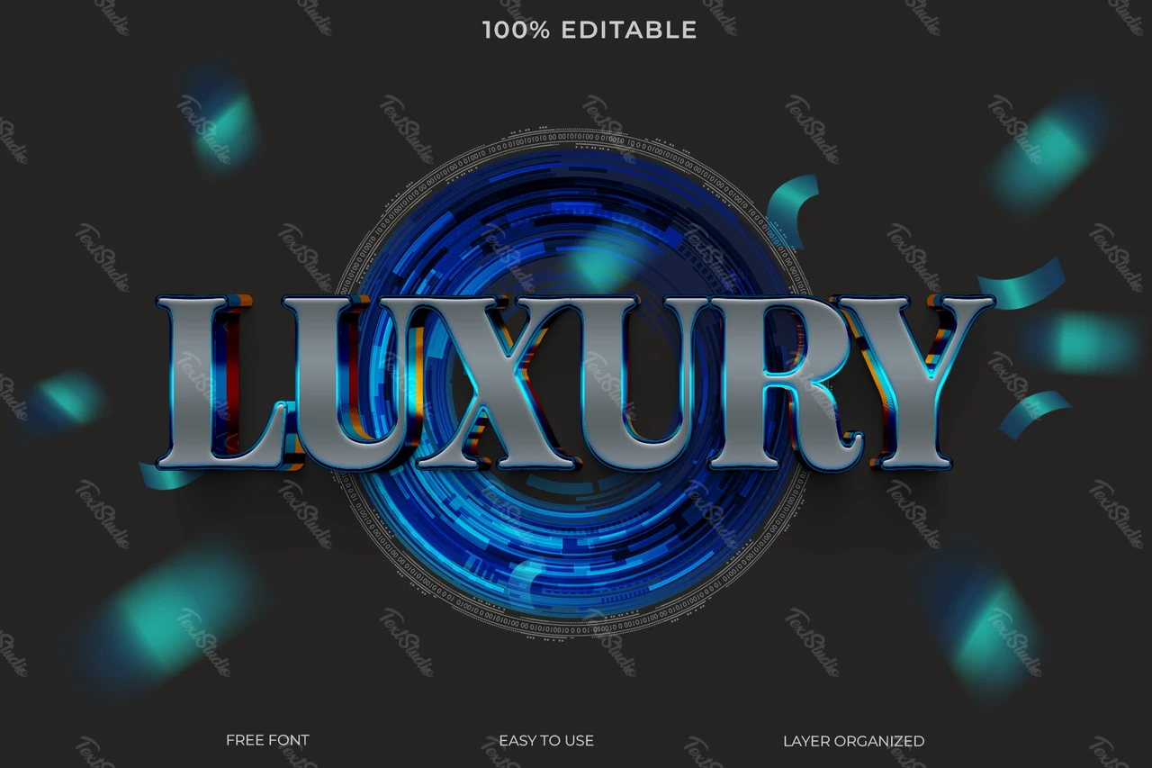 Luxury Future Text Style Effect